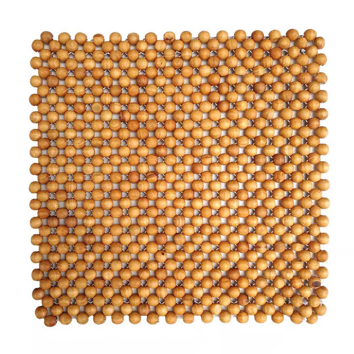 CAR SEAT CUSHION SQUARE WOODBALL (HFH6057)