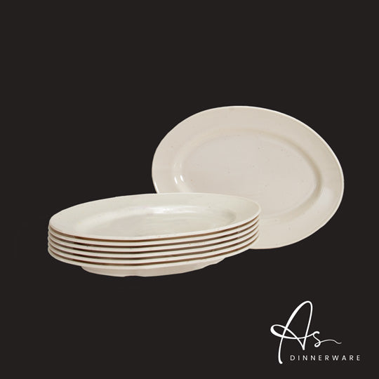 9" OVAL PLATE 6PC/PKT (36PKT/CTN) (AS1309-6M)