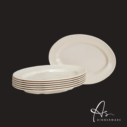 10" OVAL PLATE 6PC/PKT (20PKT/CTN) (AS1310-6M)