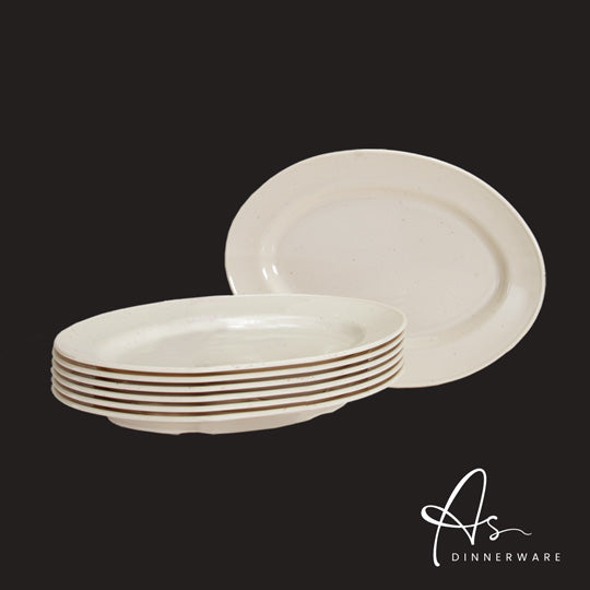 11" OVAL PLATE 6PC/PKT (18PKT/CTN) (AS1311-6M)