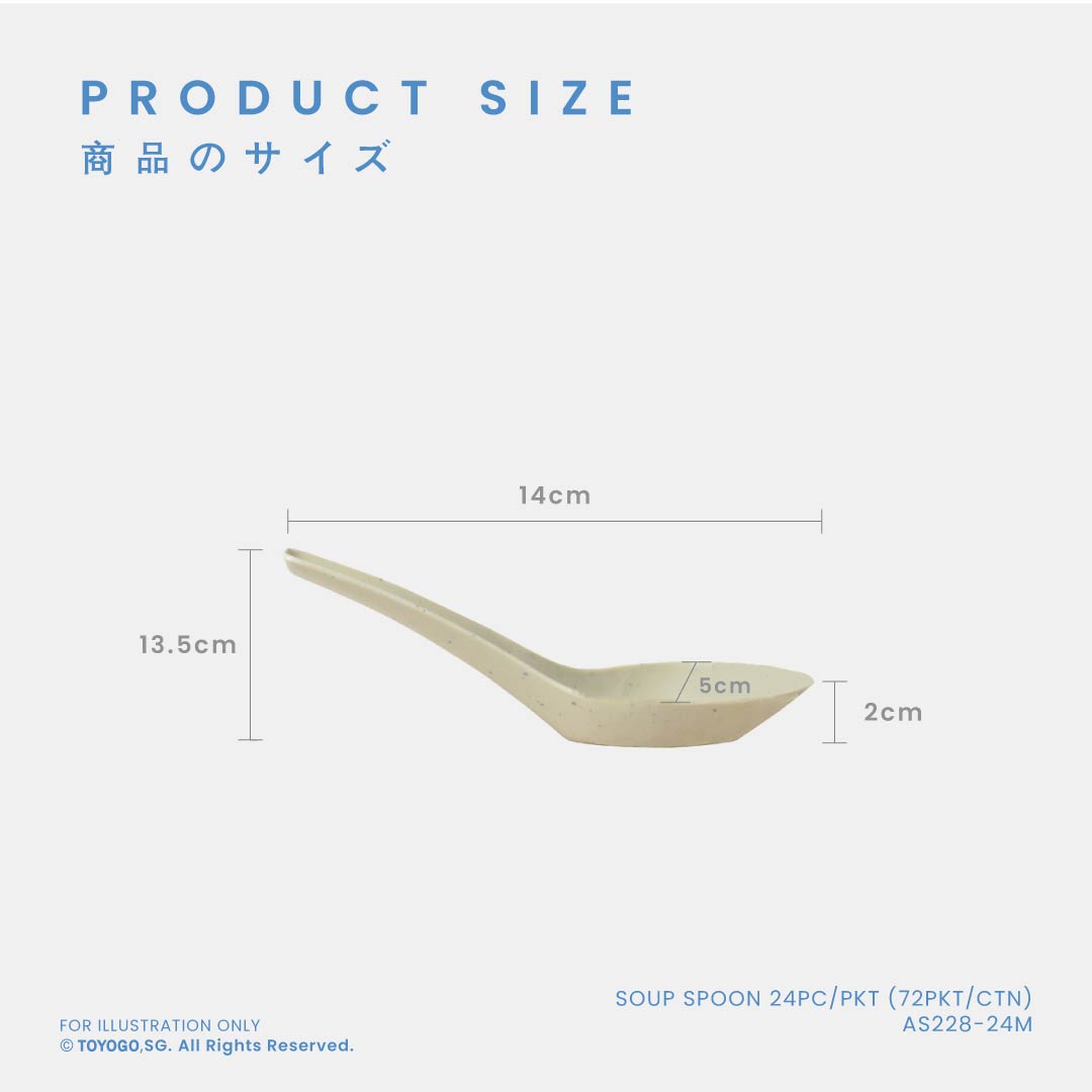 SOUP SPOON 24PC/PKT (72PKT/CTN) (AS228-24M)