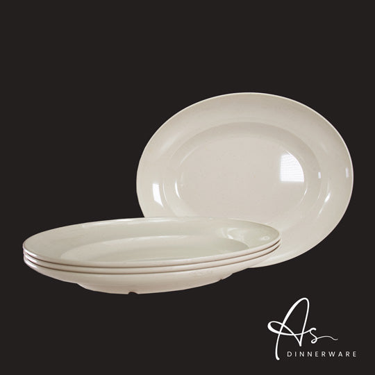 14" DEEP OVAL PLATE 3PC/PKT (20PKT/CTN) (AS3014-3M)