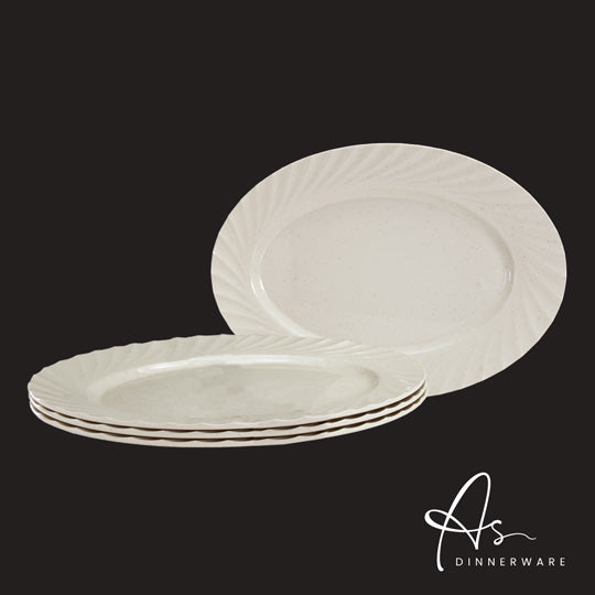16" OVAL PLATE 3PC/PKT (16PKT/CTN) (AS3116-3M)
