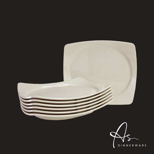 10" RECTANGULAR PLATE 6PC/PKT (12PKT/CTN) (AS3210-6M)