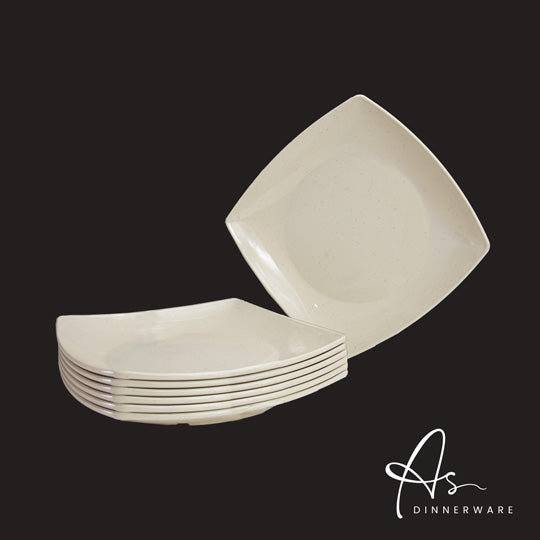 8" SQ COUPE PLATE (6PC/PKT) (AS6008-6M)