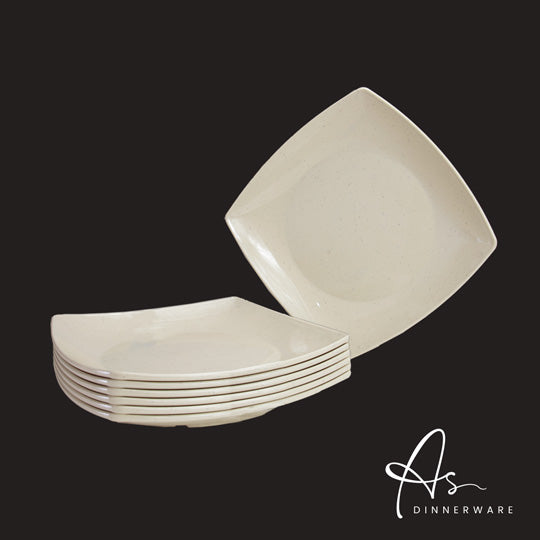 9" SQ COUPE PLATE (6PC/PKT) (AS6009-6M)