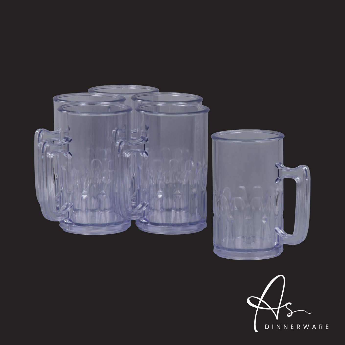 CRYSTAL CUP 16OZ 6PC/PKT (AS9316-6)