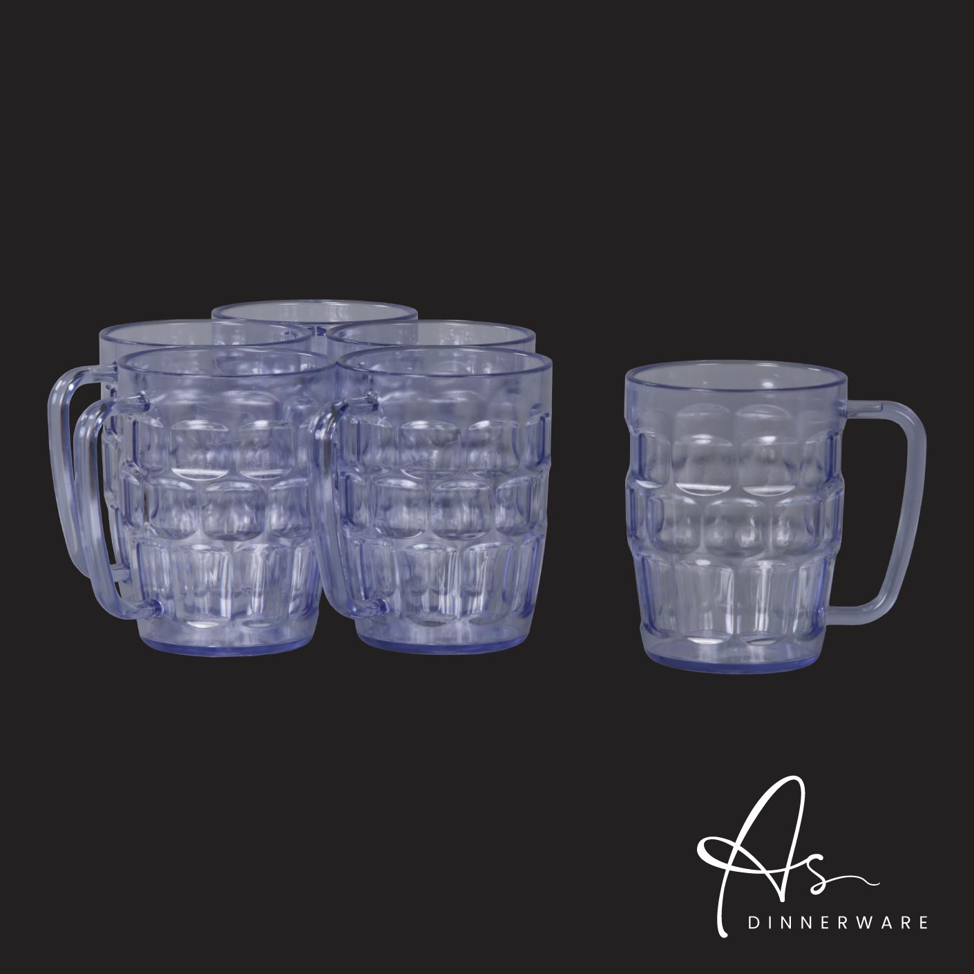 CRYSTAL CUP 17OZ 6PC/PKT (AS9317-6)