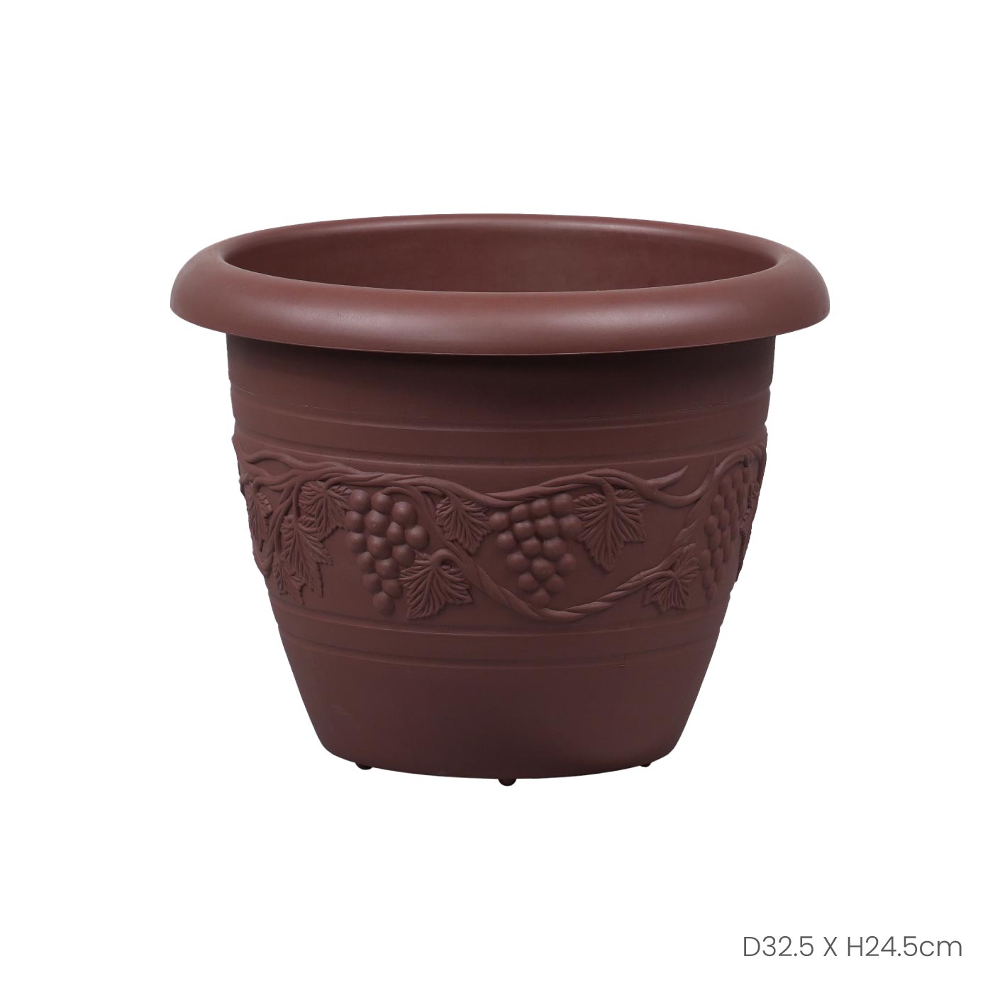 GARDEN POT RD/GRAPE (GP-3503)