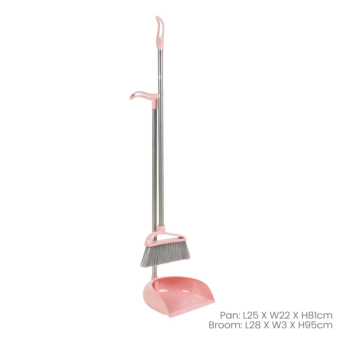 DUSTPAN W/BROOM SET #6085 (HFH1165)