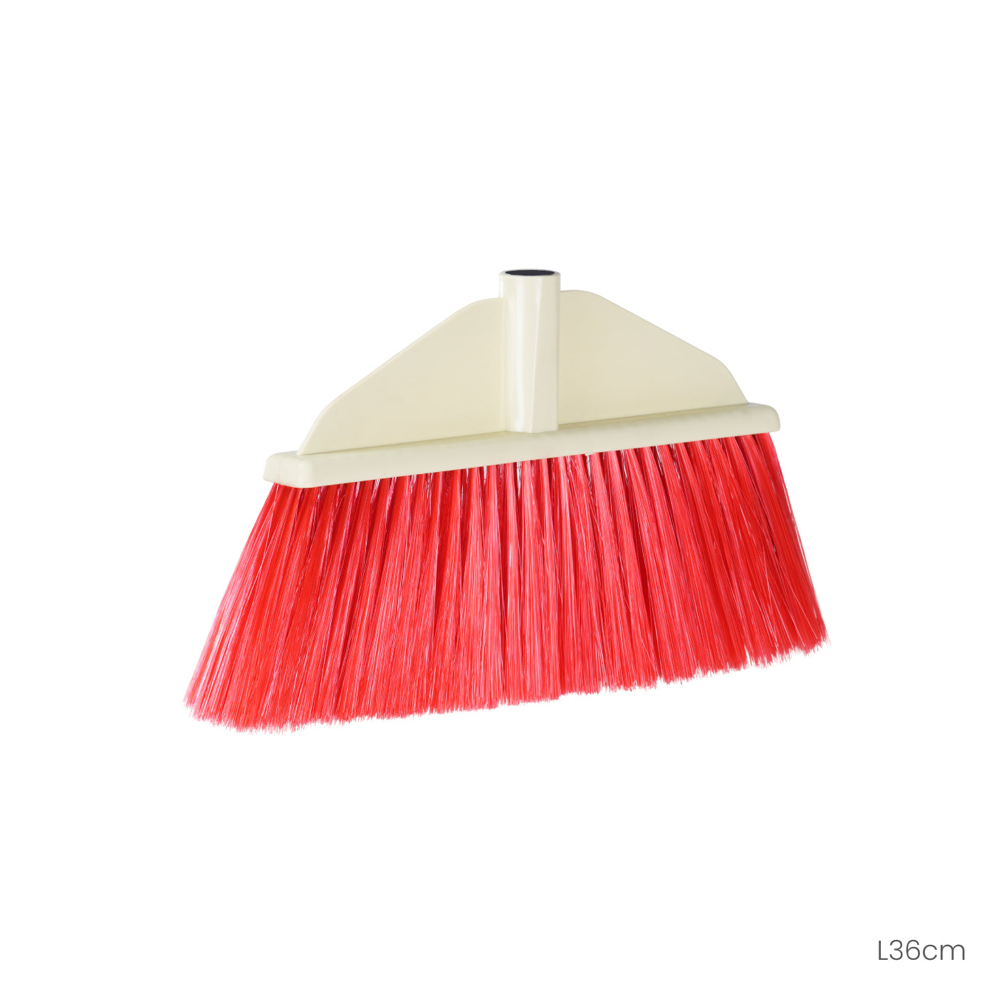 PLASTIC BROOM HEAD SOFT/RED 36/10CM (HFH1380)