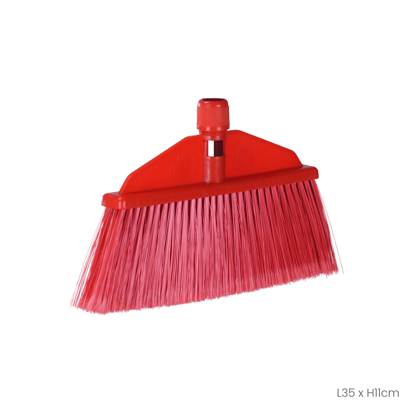 PLASTIC BROOM HEAD RED 35X11CM 2WAY (HFH1436)