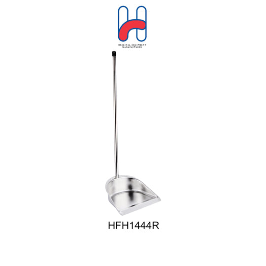DUSTPAN W/POLE SS/RD (HFH1444RD)