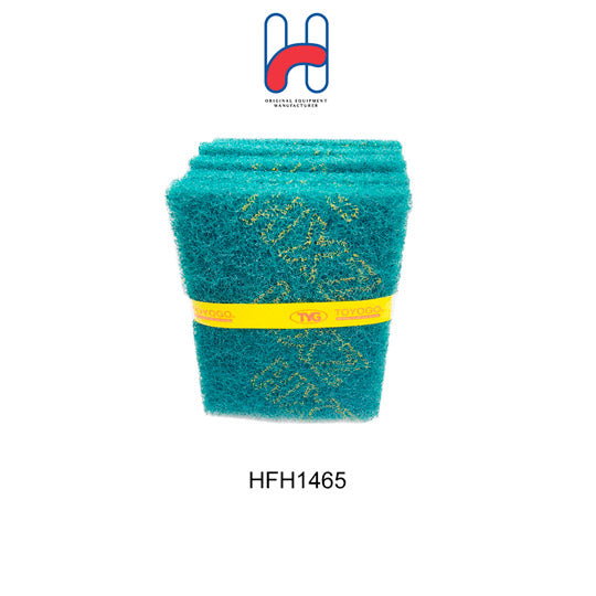 SCOURING PAD (5PC/PKT) GRN 200X115X13MM (HFH1465)