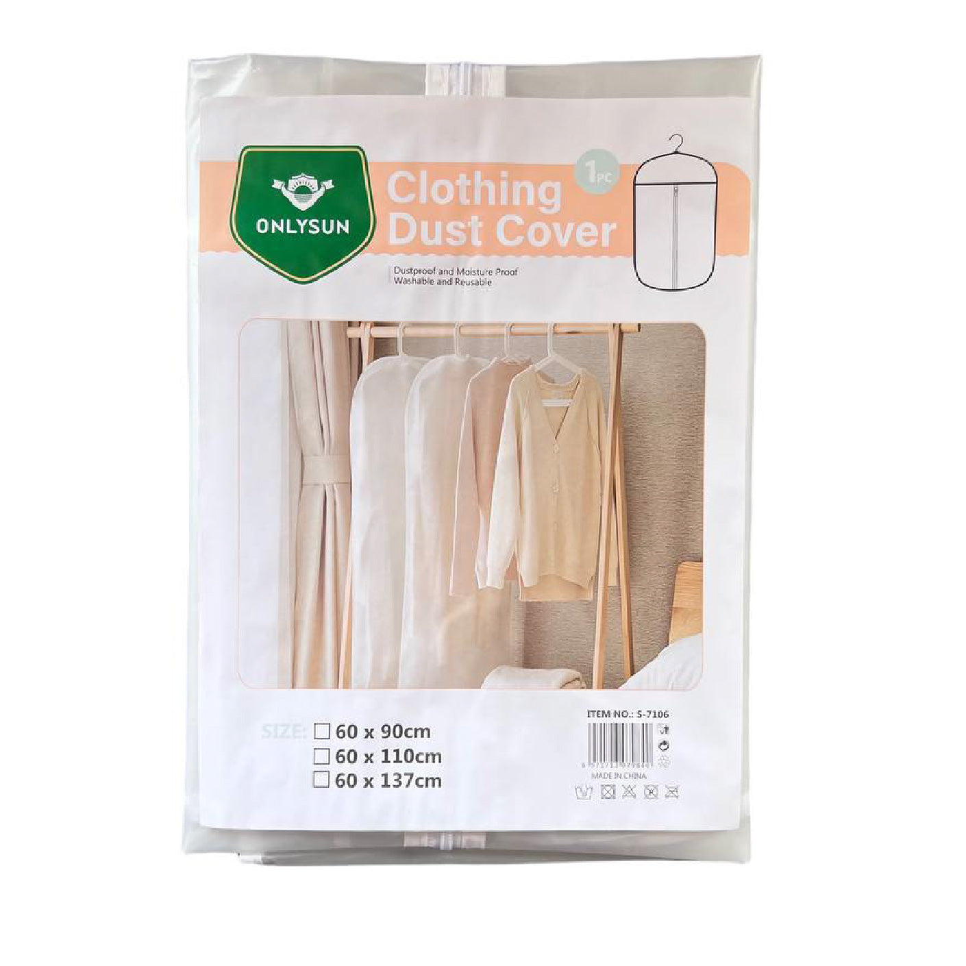 CLOTHES COVER 60X120CM S (HFH2036N)