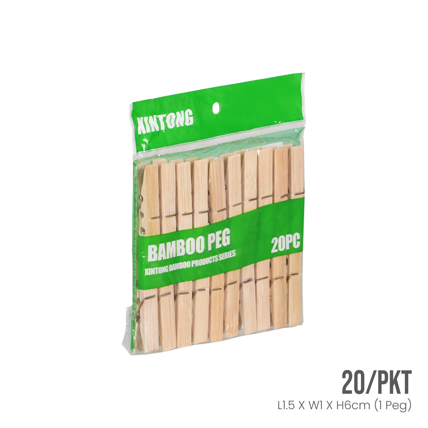 BAMBOO CLOTHES PEG 20S (HFH2175)