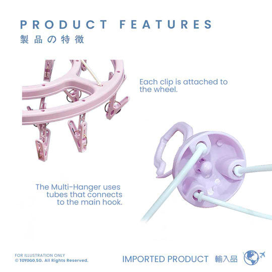 MULTI-HANGER 18PEG HY-8832RD (HFH2276)