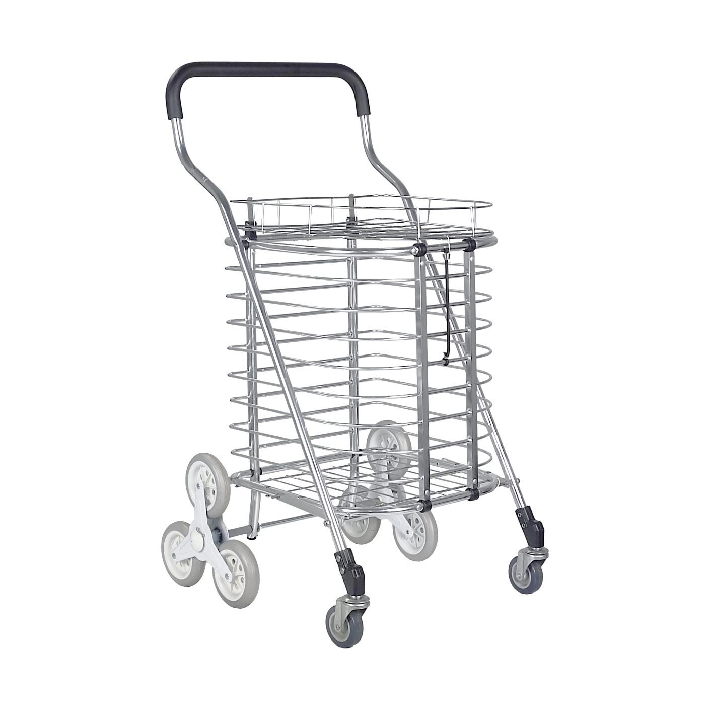 ALUM SHOPPING TROLLEY 8WHEELS M34CM/SQ 703 (HFH3040)