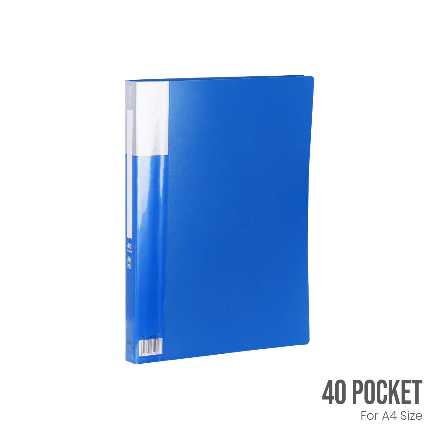 CLEAR FILE 40 POCKET A4 F1040 ( HFH4010 )