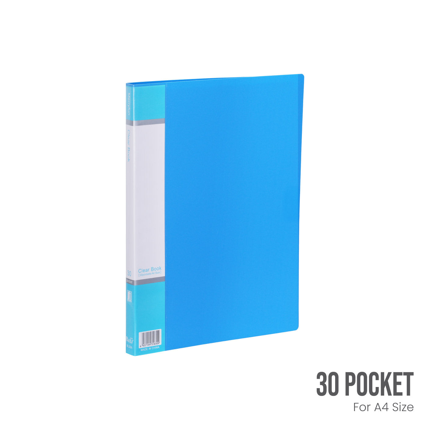 CLEAR BOOK 30POCKET A4 BL30A (HFH4013T)