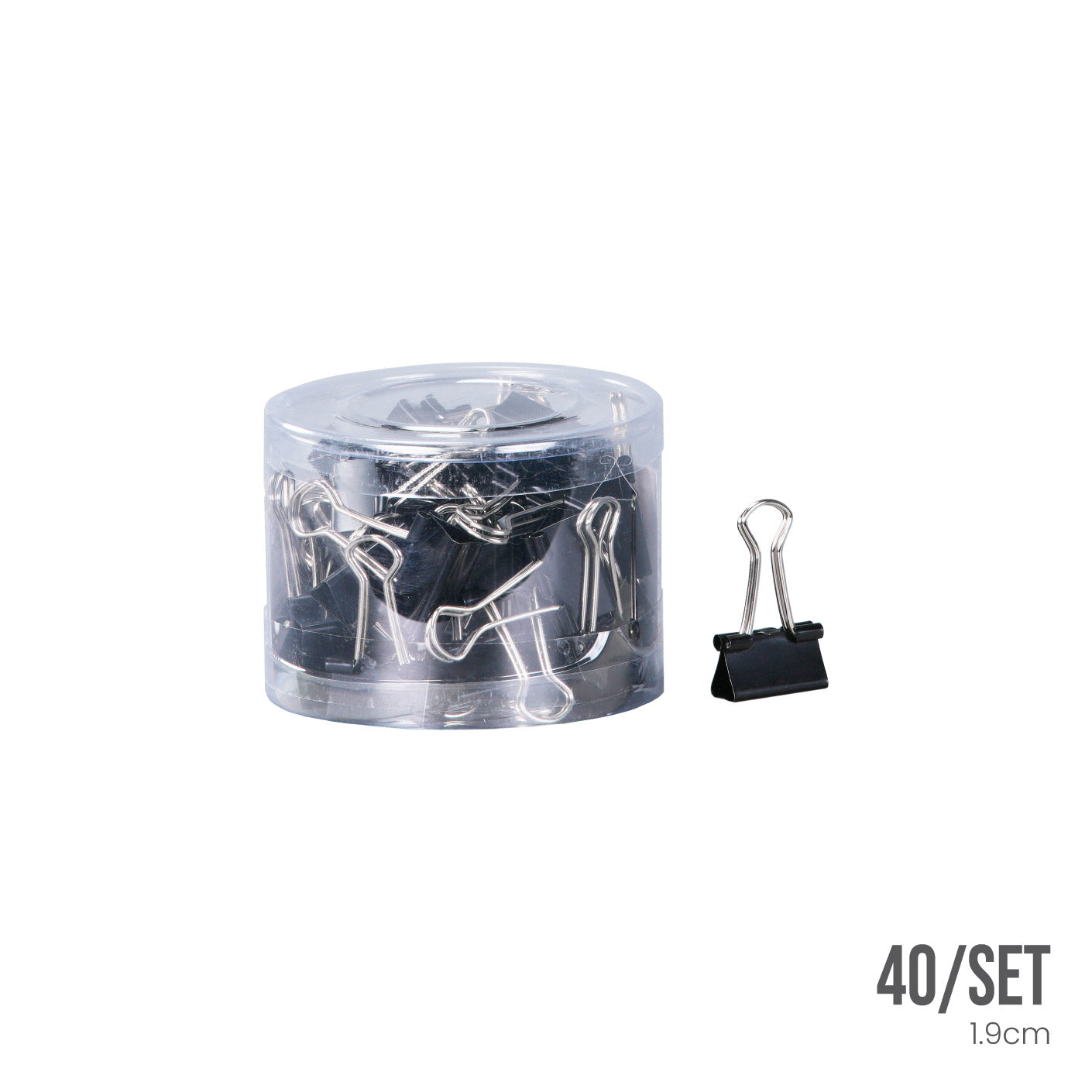 BINDER CLIP 19MM/40S FYD19/BK (HFH4054)