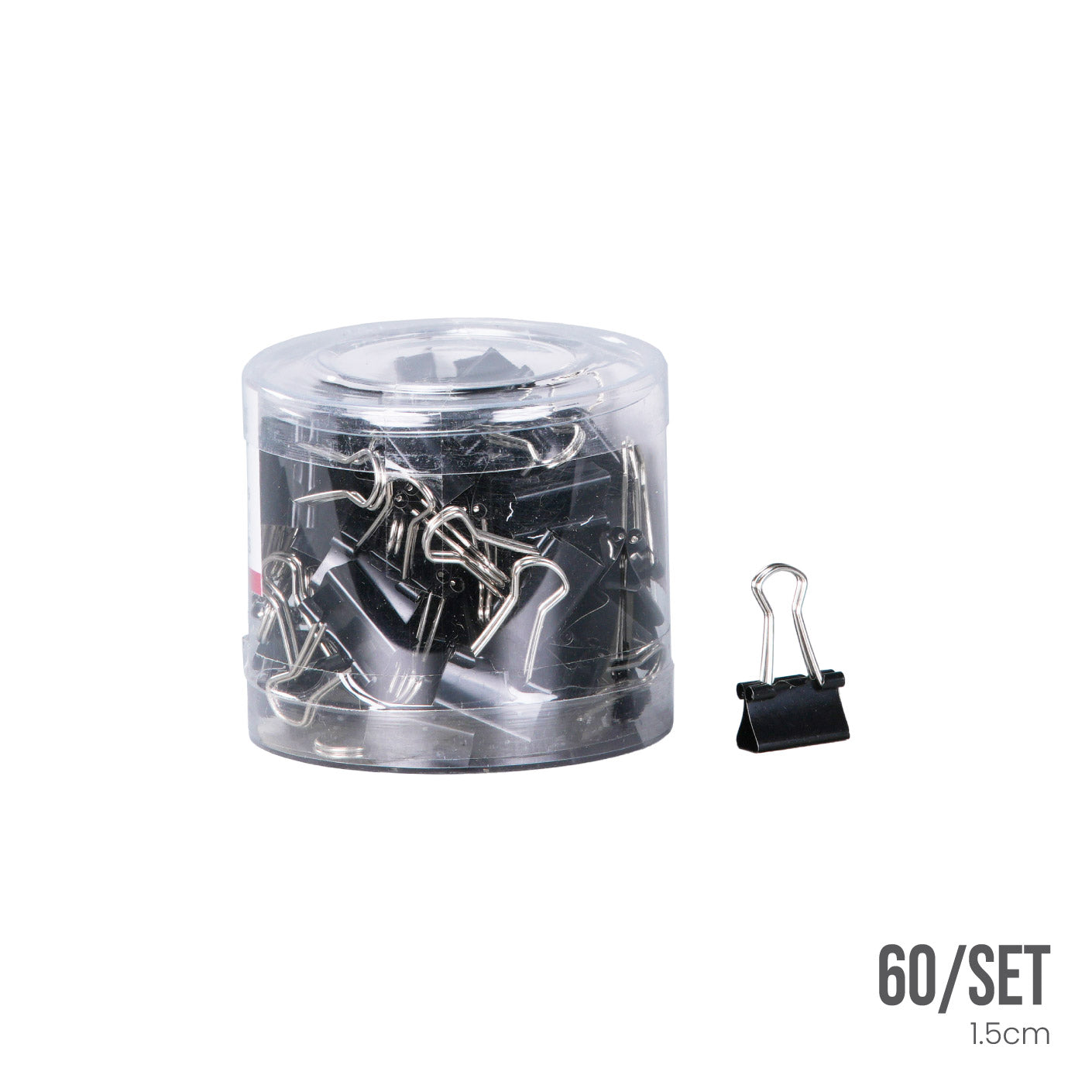 BINDER CLIP 15MM/60S 9815/BK (HFH4055)