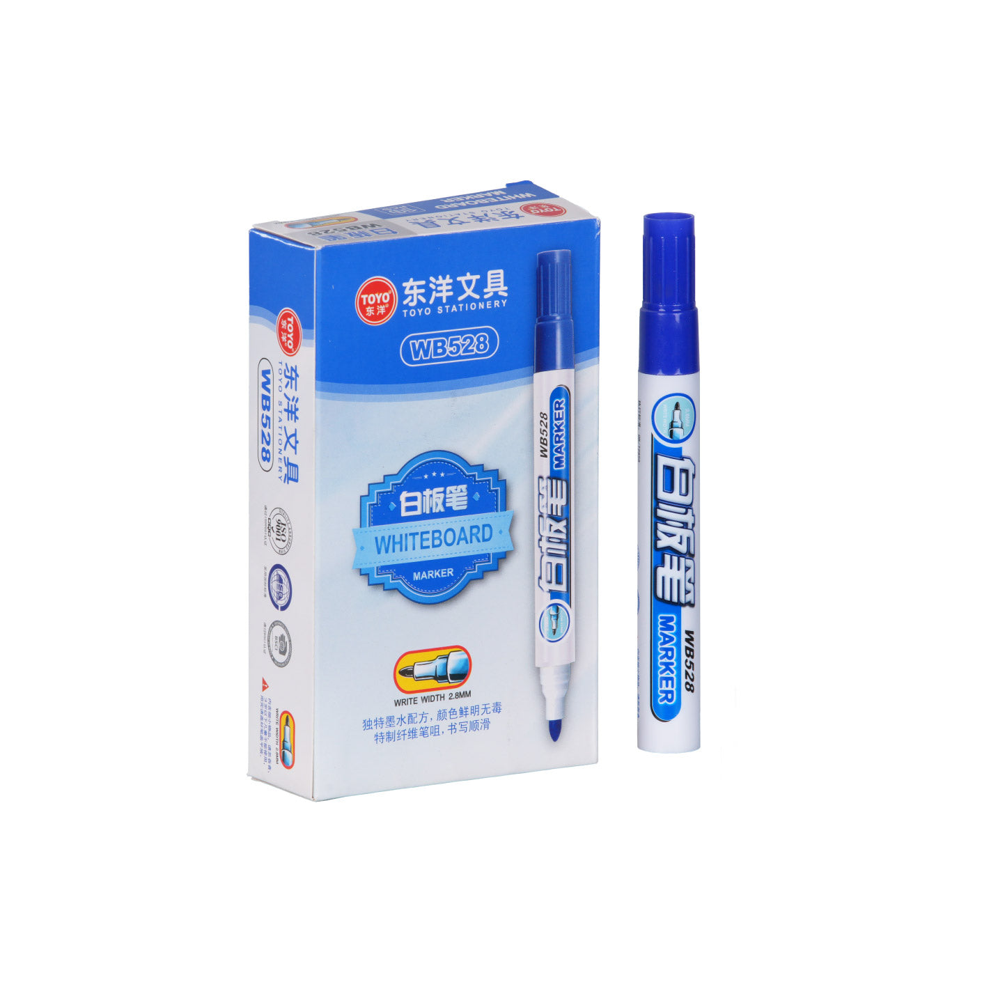 WHITEBOARD MARKER 10S (BLUE) WB528 (HFH4075B)