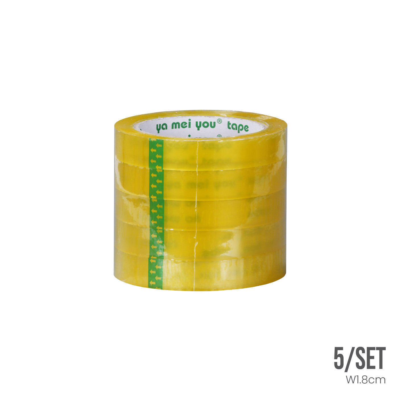 STATIONERY TAPE 18MMX75Y (5PC/PKT) #1880 (HFH4232)