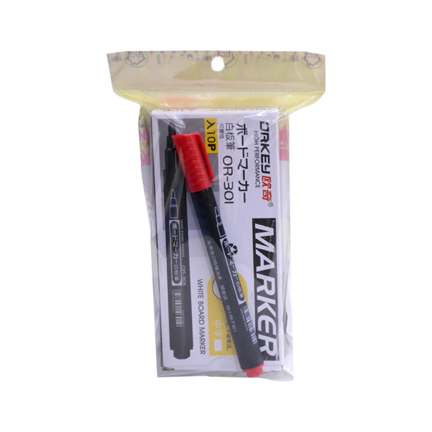 WHITEBOARD MARKER 10PC/BOX OR-301 (HFH4445)