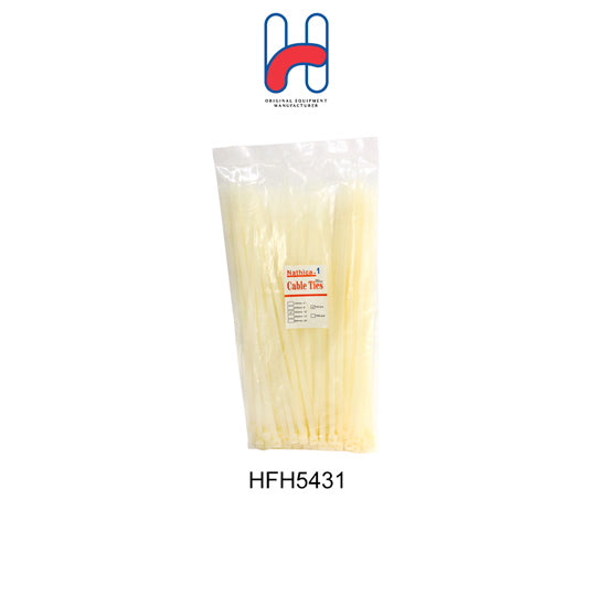 CABLE TIE *5X250MM WHITE (HFH5431)
