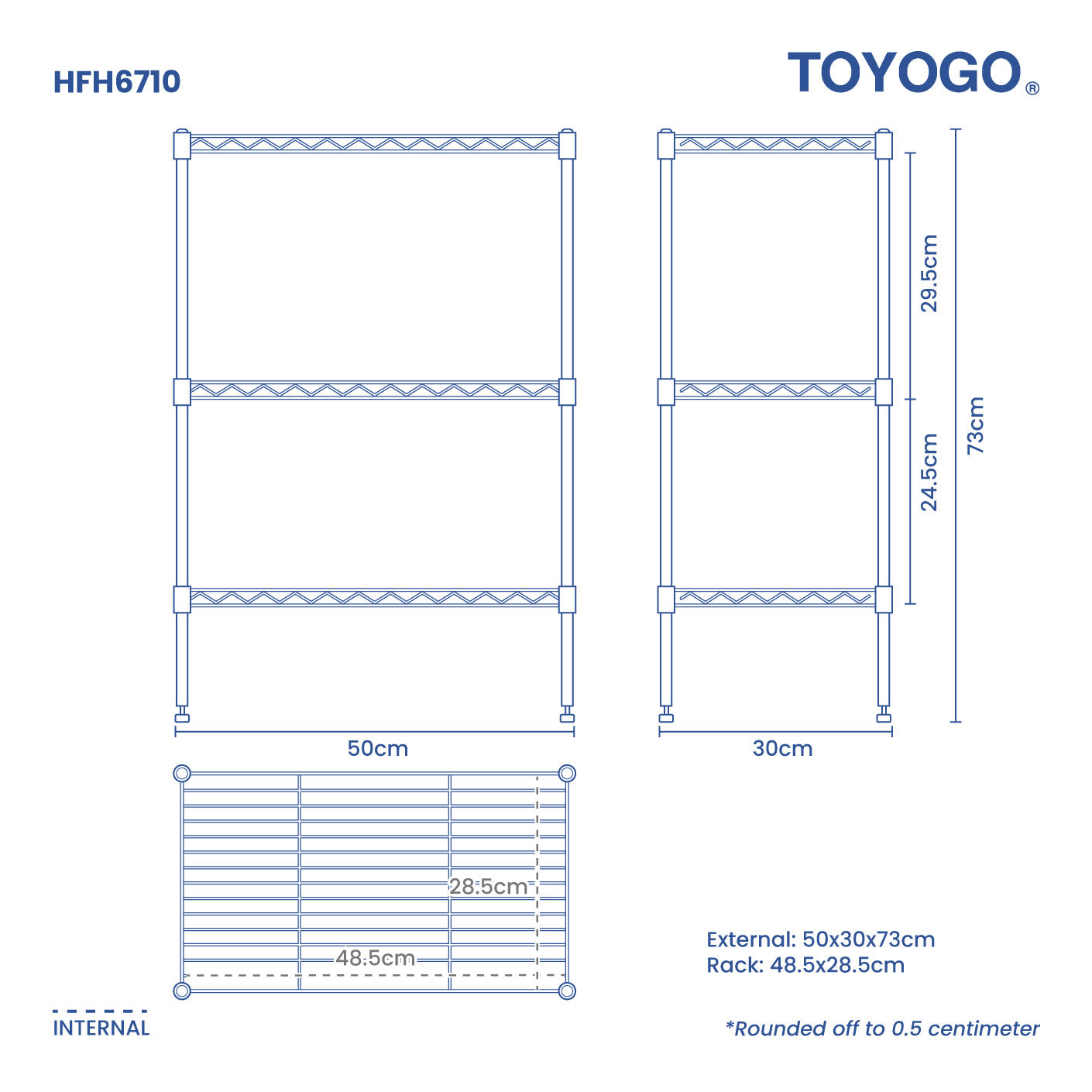 3TIER IR RACK (DIY) #8832 (HFH6710)