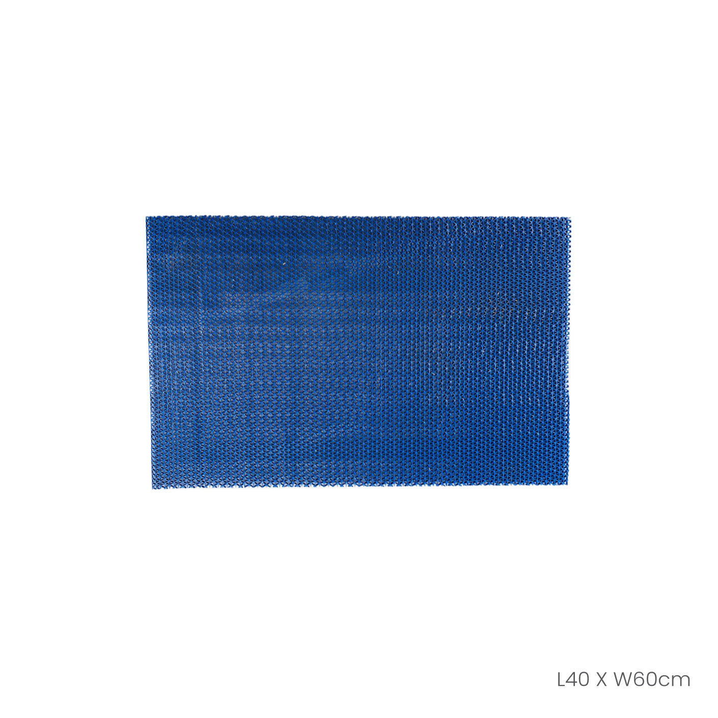 FLOOR MAT 40X60CM/NAMI PLAIN BLUE (HFH7036B)