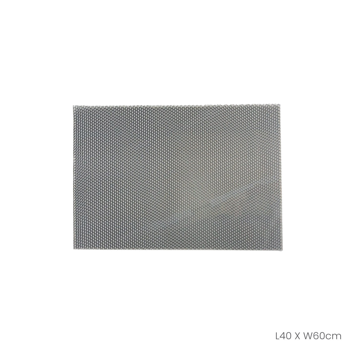 FLOOR MAT 40X60CM/NAMI PLAIN GREY (HFH7036G)