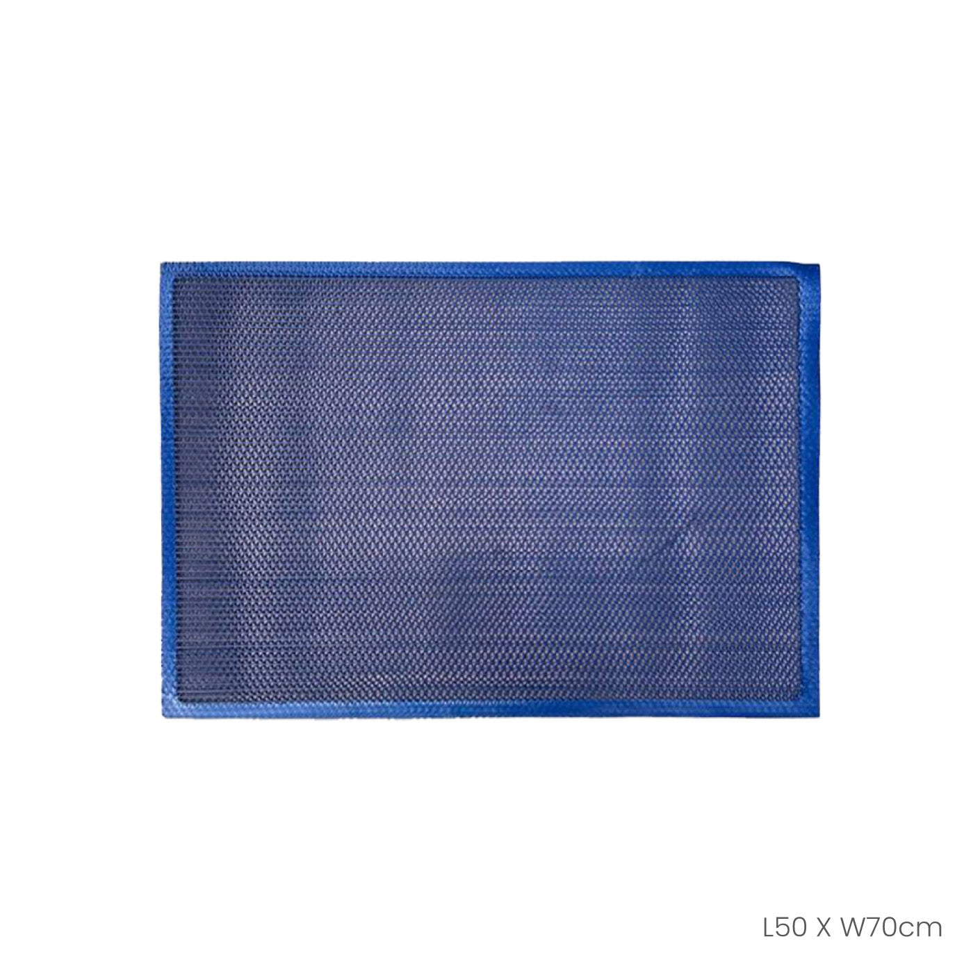 FLOOR MAT 50X70CM/NAMI PLAIN (BLUE) (HFH7037B)
