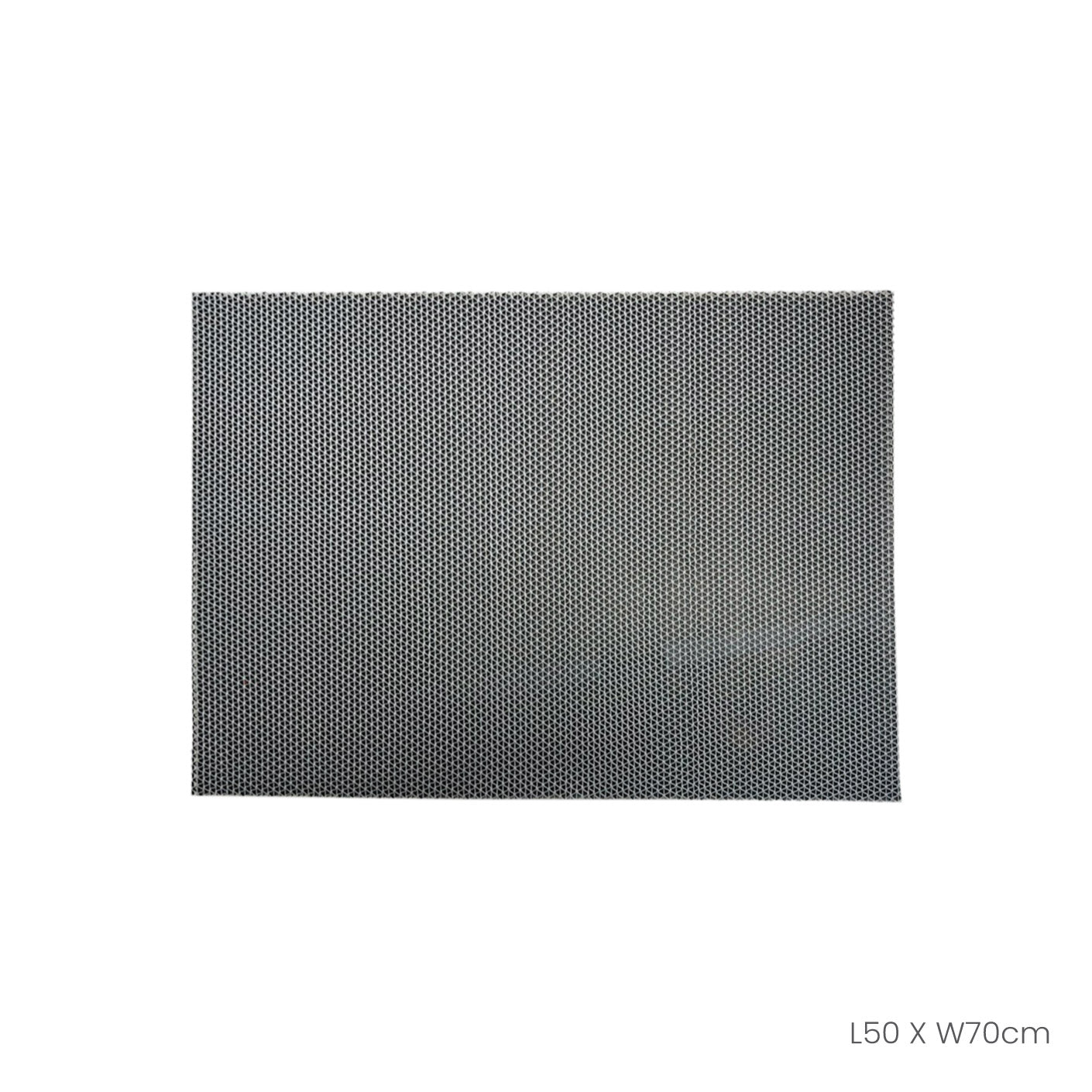 FLOOR MAT 50X70CM/NAMI PLAIN (GREY) (HFH7037G)