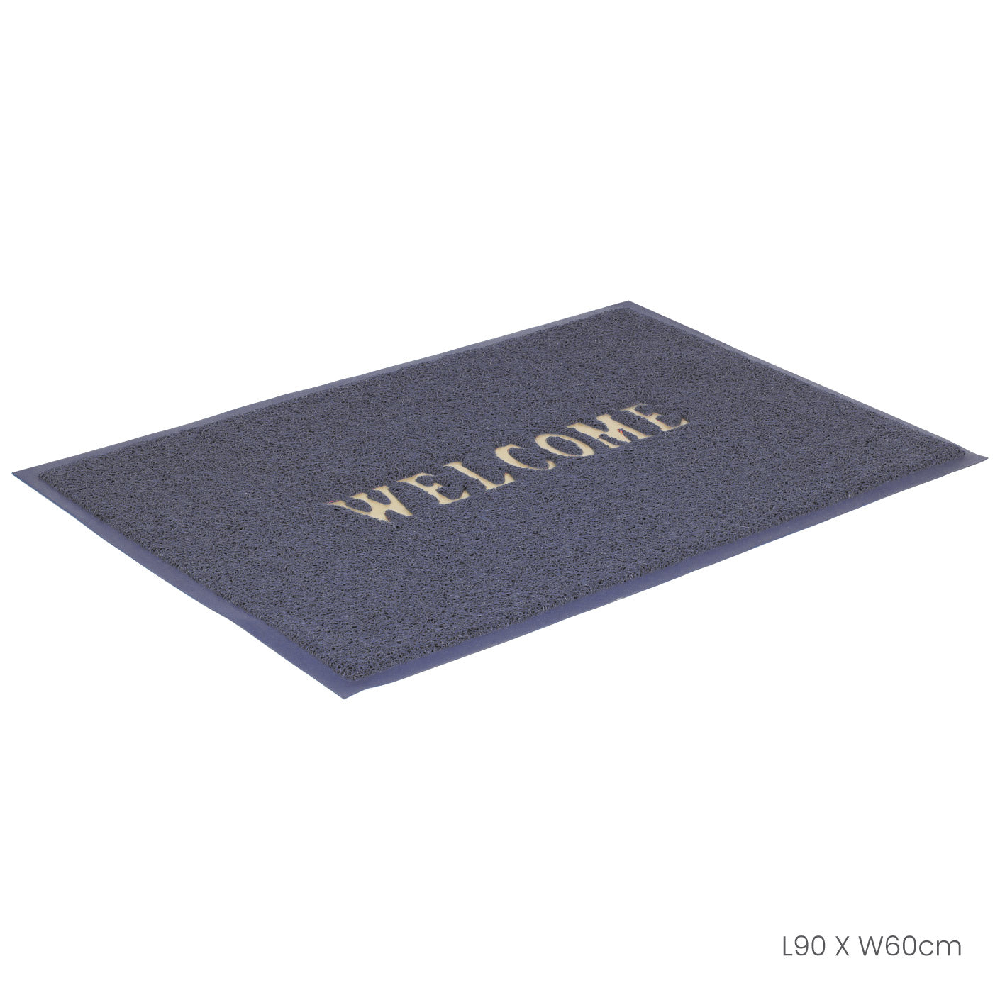 FLOOR MAT 60X90CM WELCOME 3A GREY (HFH7054-GRY)