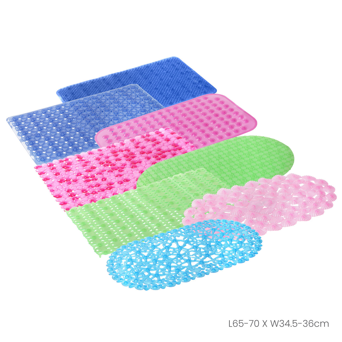 BATH ROOM PVC MAT #C6194,D6195,E6169,F6187 (HFH7190)