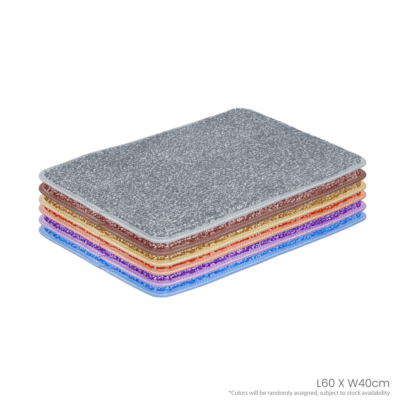 FLOOR MAT SNOW RUBBER BASE 40X60 (HFH7203)