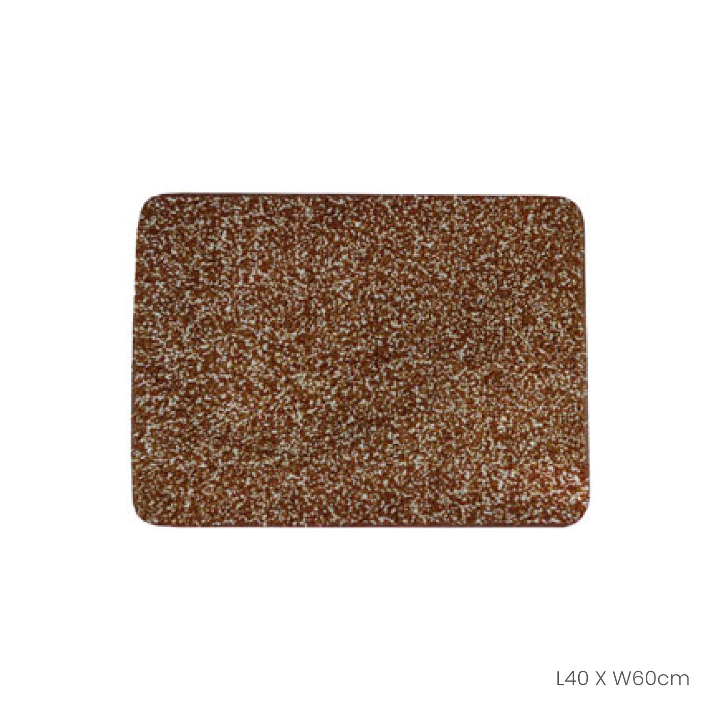 FLOOR MAT SNOW RUBBER BASE 40X60 (HFH7203)