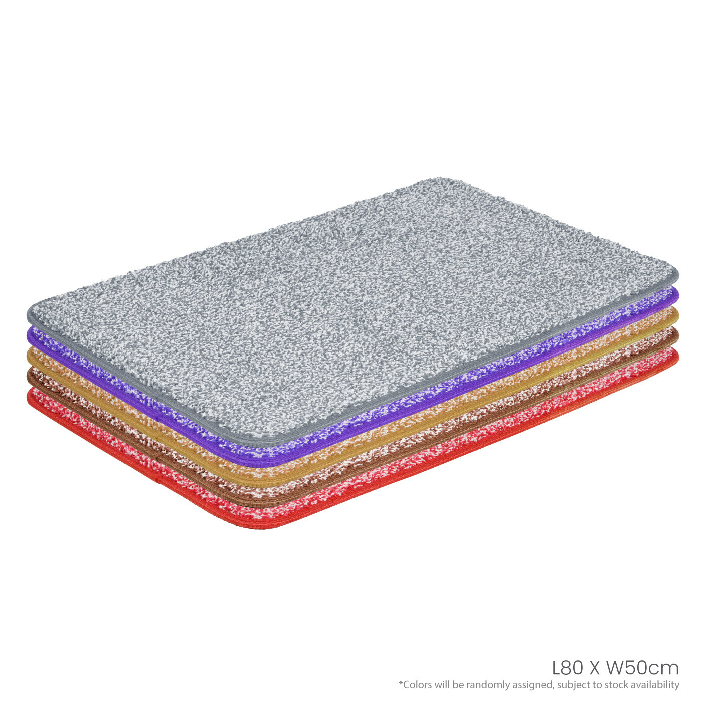 FLOOR MAT SNOW RUBBER BASE 50X80 (HFH7204)