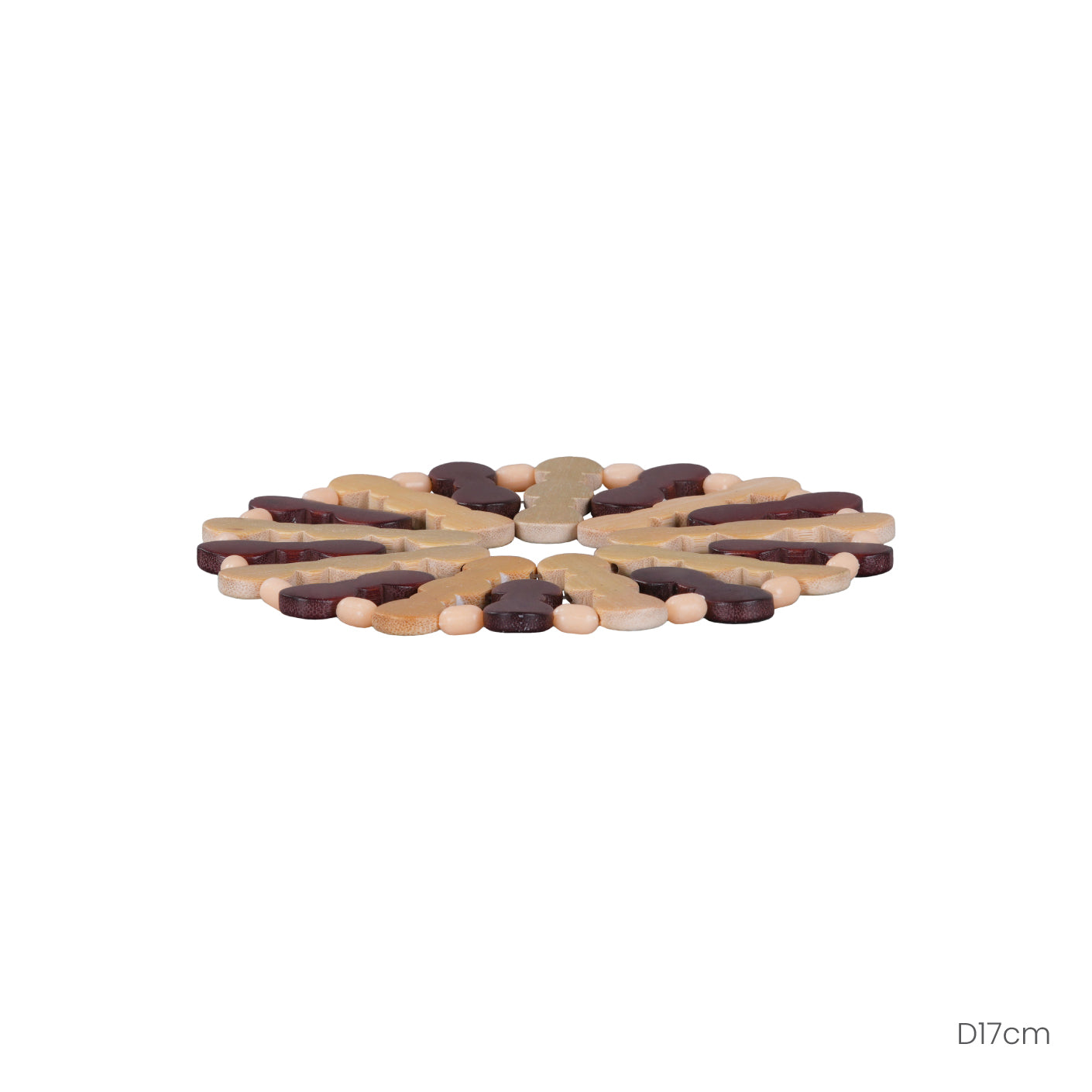 COASTER BAMBOO 17CM RD #539 (HFH8009)