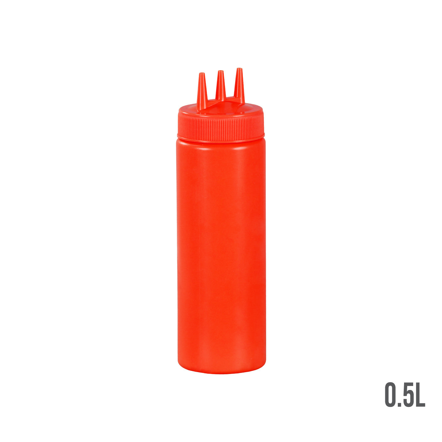 SAUCER BOTTLE TRI-NOZZLE 18OZ/RED LX660 (HFH8032R)