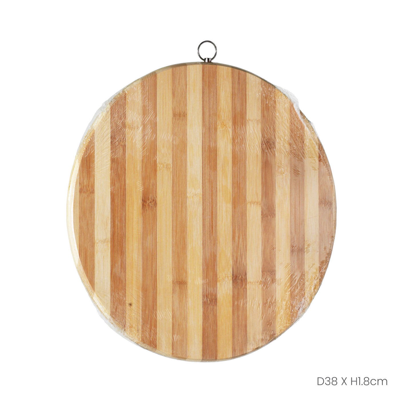 BAMBOO CUTTING BOARD 38CM RD (HFH8039)