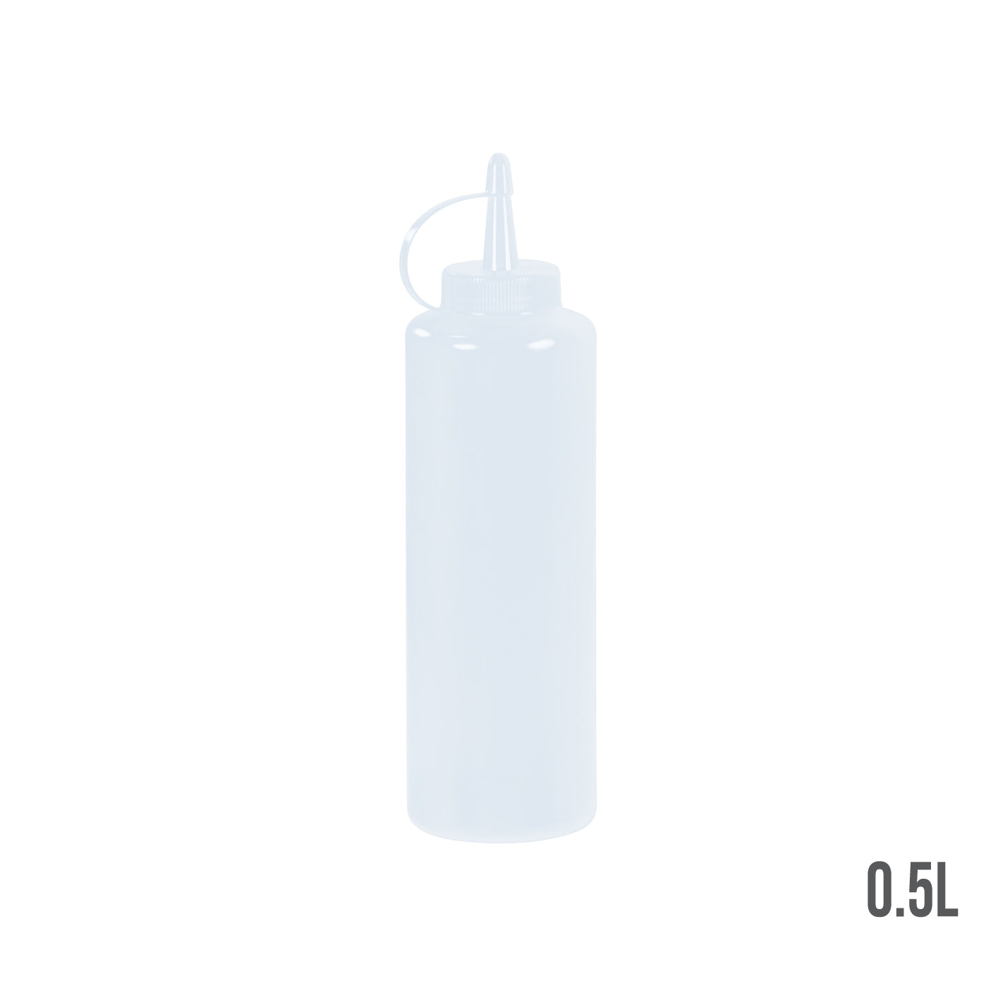 SAUCER BOTTLE 18OZ WHITE (HFH8135W)