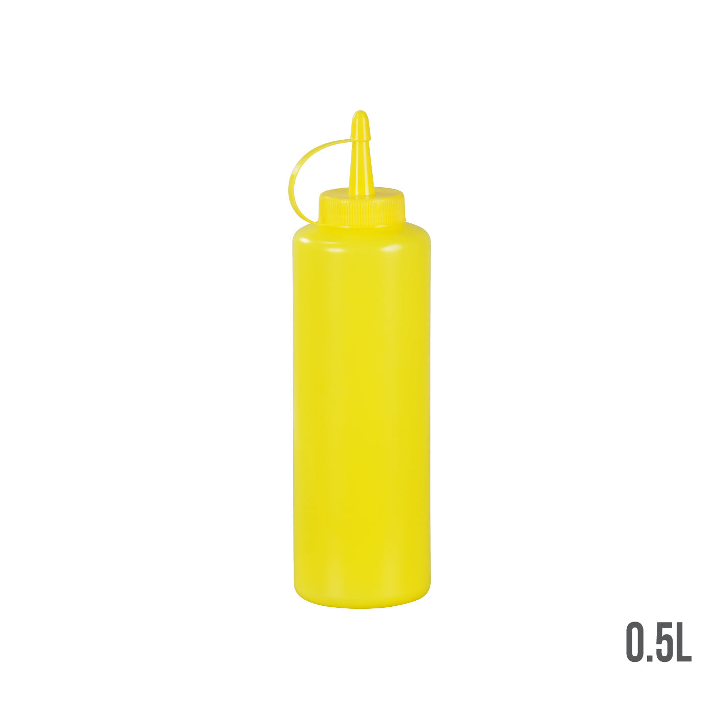 SAUCER BOTTLE 18OZ/YELLOW (HFH8135Y)