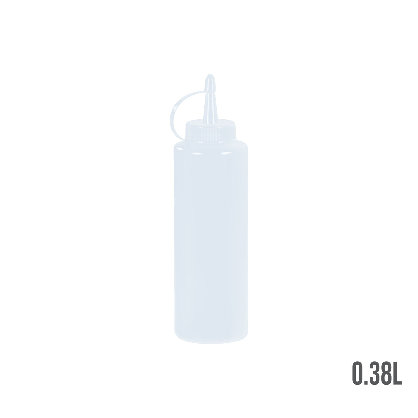 SAUCER BOTTLE 13OZ/WHITE (HFH8136W)