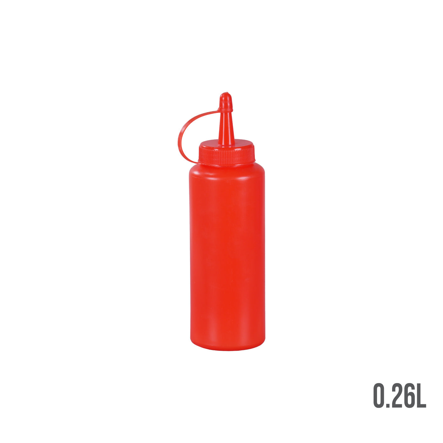 SAUCER BOTTLE 9OZ/RED (HFH8137R)