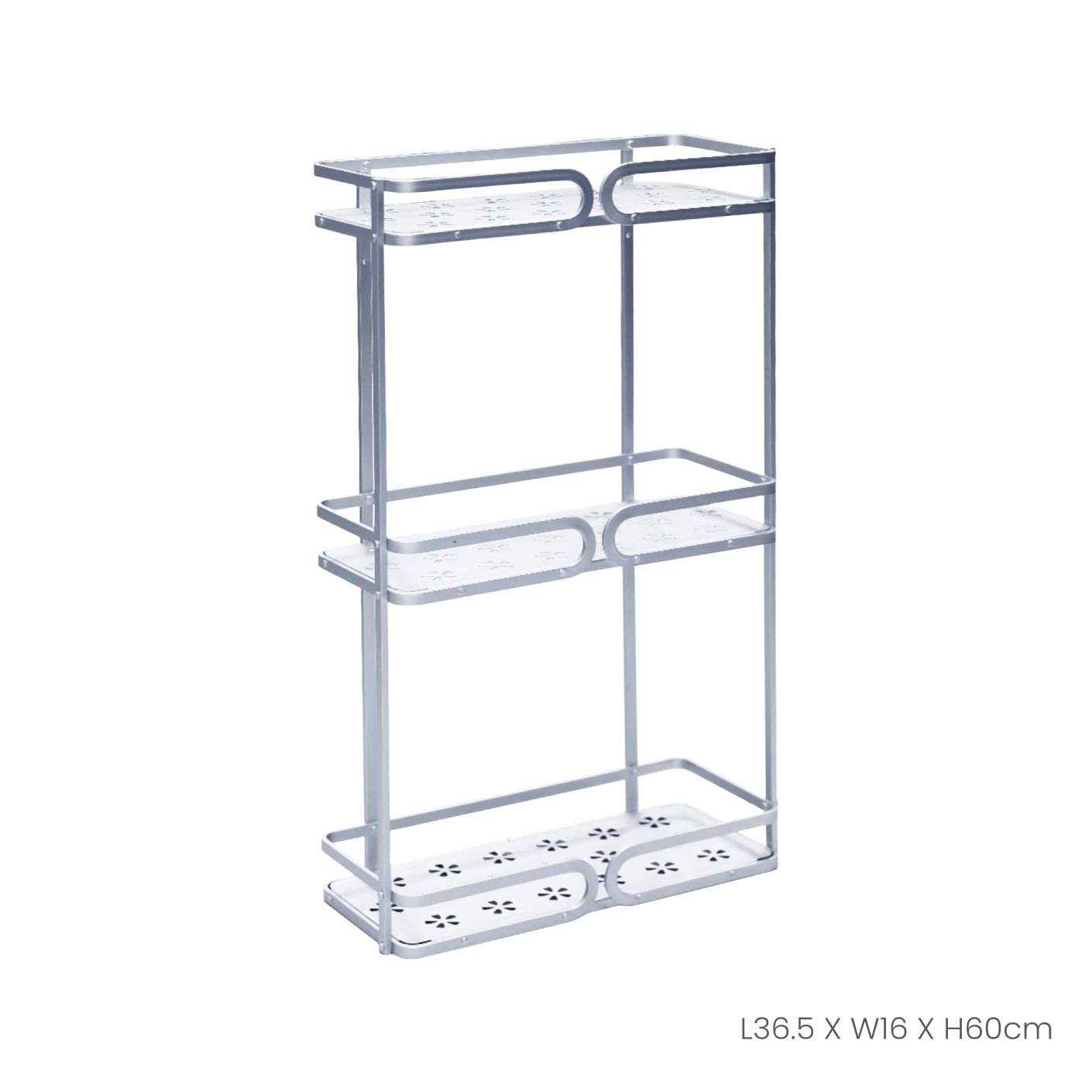 3 TIER ALUM WALL SHELF TA3184A3 (HFH8465)