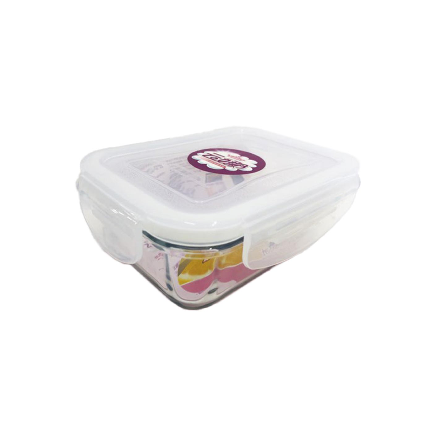 AIR-TIGHT GLASS CONTAINER RECT 320ML KTY8029 (HFH8916)
