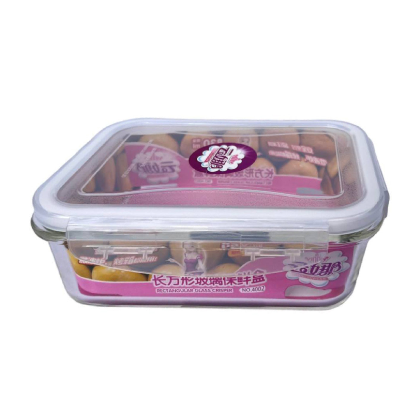 AIR-TIGHT GLASS CONTAINER RT/830ML #4002 (HFH8918)